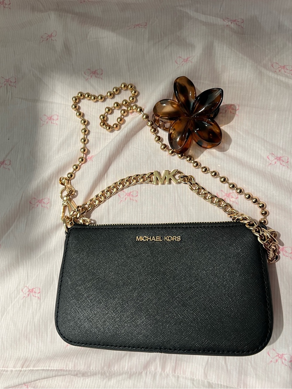 Michael Kors Jet Black SM Pouchette